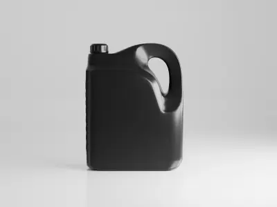 5 liter Plastic Detergent Bottle Low-poly 3D model