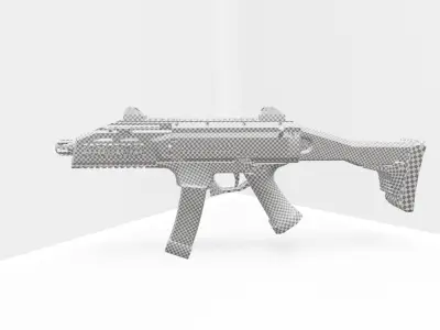 Scorpion Evo 3 Low-poly 3D model