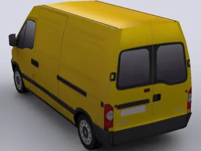 Renault Master Low-poly 3D model