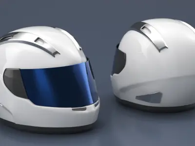  Full Face Motorcycle Helmet with Reflective Visor 