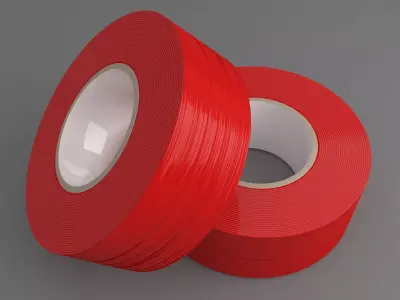 Duct Tape RED 3D model