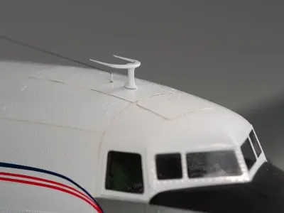Douglas DC-3 UHF antenna 1 32  3D print model