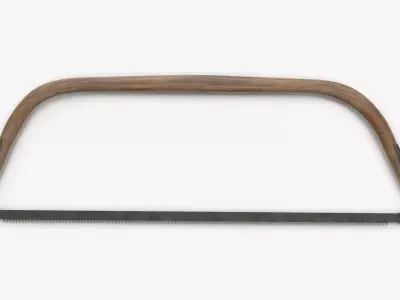 Bow Saw Low-poly 3D model