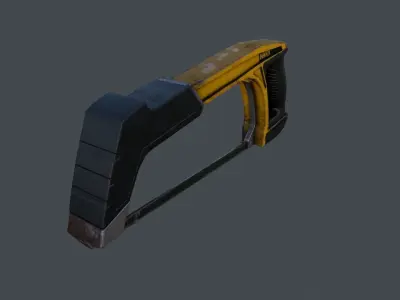 Saw and Hacksaw - PBR Game Ready Low-poly Low-poly 3D model