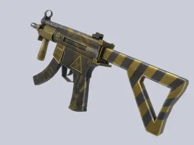 MP5K Biohazard Low-poly 3D model