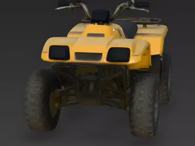Outback-Runner ATV 3D Model Low-poly 3D model
