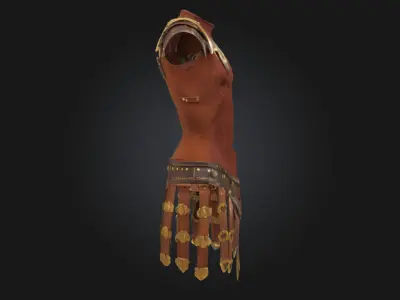 Gladiator Armor Historical Battlewear Model for Combat 3D model