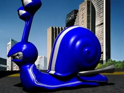 Gordini snail Low-poly 3D model