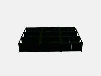 BROR Shelving unit 1 Low-poly 3D model