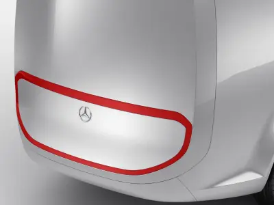 Mercedes Vision Van Concept 3D model