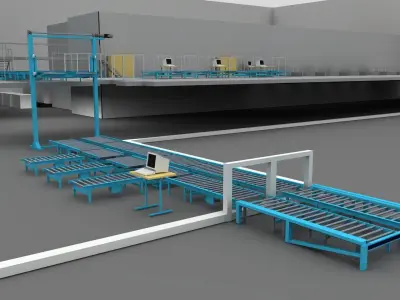 Warehouse 3D model 18
