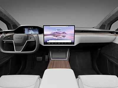 2021 Tesla Model X Plaid 3D model
