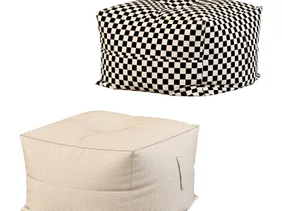 Bermuda Ottoman 3D model