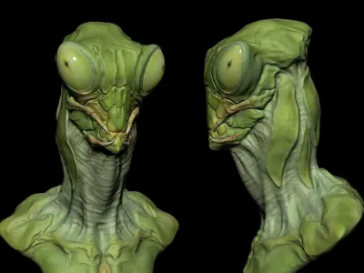 Alien Mantis Print 3D Stl 3D print model