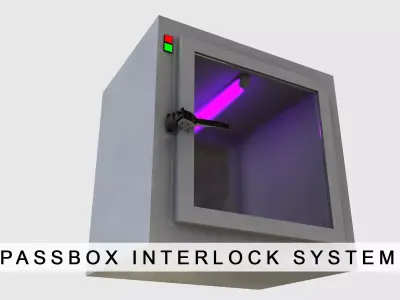 Passbox Interlock System 3D model