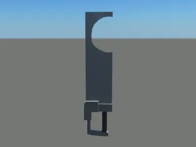 Weapon Collection viking axe Low-poly 3D model