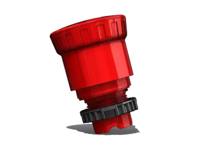 Botao Emergencia WEG CSW BESG46 WH Emergency Button 3D model