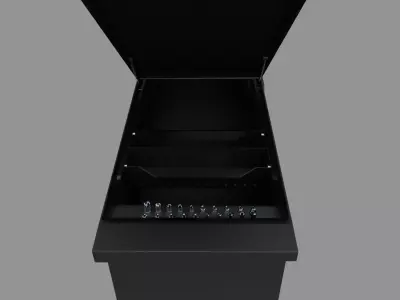 Truck Tool Box Low-poly 3D model
