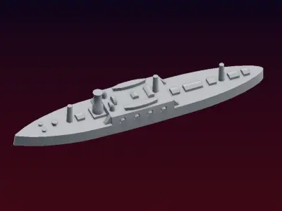 Brazilian Ironclad Brasil 3D print model