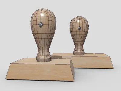Rubber Stamp 2 3D model