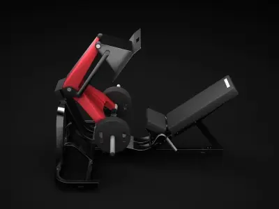Leg Press 3D model