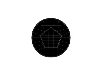 Screw v10 001 Low-poly 3D model