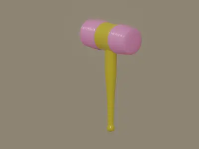 Toy Hammer 3D model