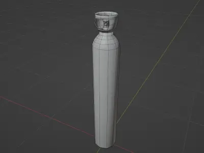 Basic Gas Cylinders Low-poly 3D model