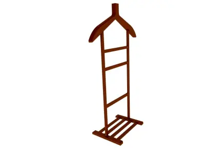 Clothes tree 3D model