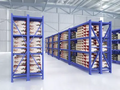 Warehouse 30 x 23 m 3D model