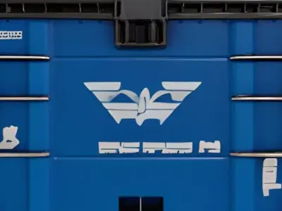 SciFi Cargo Crate Container 3D model