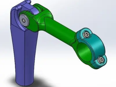 Bicycle Parts Free 3D model