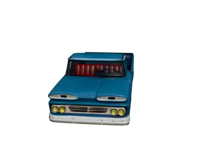 1960 Pickup Truck 3D Model Classic Vintage Utility Vehicle 3D model