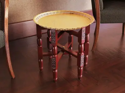 Moroccan Coffee Table 3D model