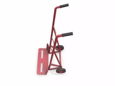 Hand Truck Low-poly PBR Low-poly 3D model