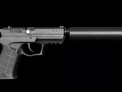 Fort 17 Pistol Low-poly 3D model