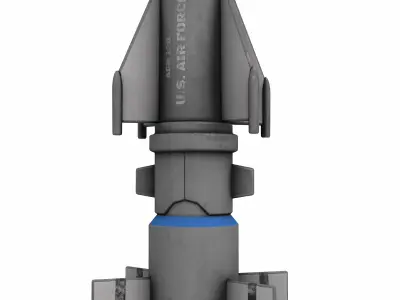 surface to air missile 3D model