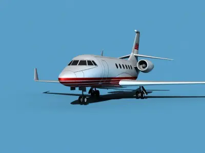 Dassault Falcon 2000 V05 3D model