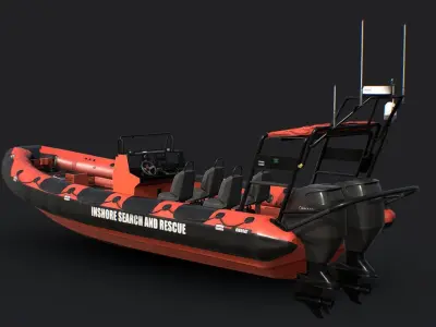ISAR Rhib Low-poly 3D model