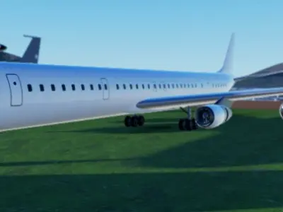 Douglas DC-8 3D model