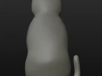 Little kitten 3D model