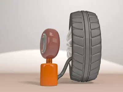 Tire Pressure Gauge 3D model