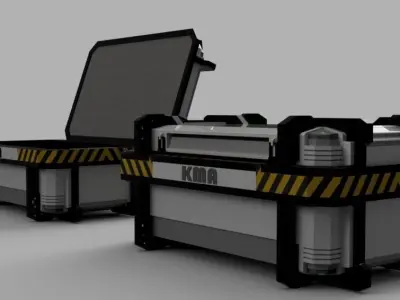 call of duty supply boxes  3D model