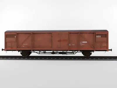 Train Boxcar 3D model