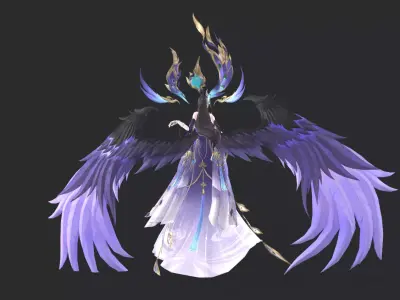 Tianpeng Fairy Low-poly 3D model