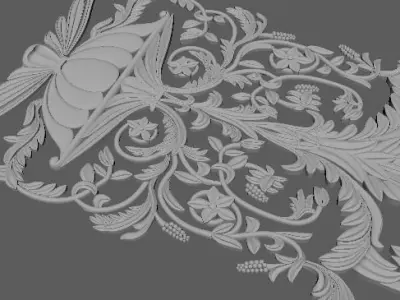 Decor for furniture 3D model 57