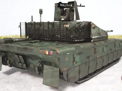 pt16 Low Low-poly 3D model