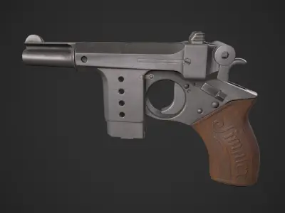 Bergmann Simplex Low-poly 3D model