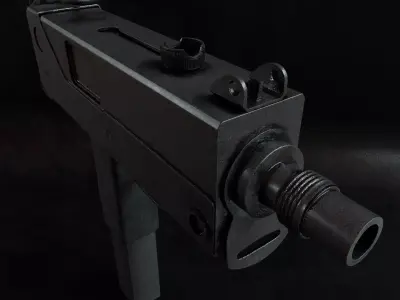 MAC-10 Style Submachine Gun 3D model