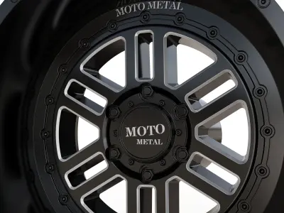 MOTO METAL DEEP SIX WHEEL 3D MODEL 3D model